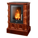 Kachlová kamna ABX Britania exklusive, kachlový sokl, Hnědá